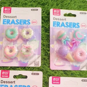 Donut eraser Set of 10