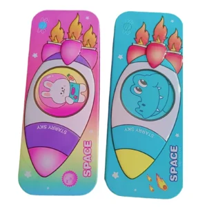 3D embossed metal geometry box Set of 10