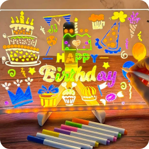 3D Arcylic Writting Board Size 15*15