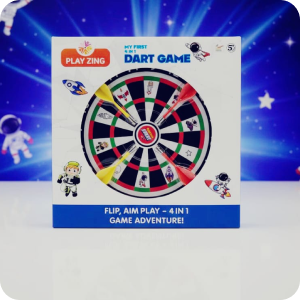 4 in 1 Play Zing Dart Game