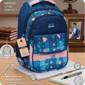 4 Pocket Heart Design Bag