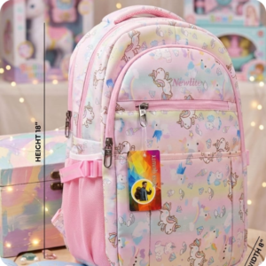 5 Pocket Unicorn Print Big Size Bag