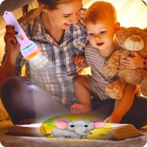 Mini Projector Torch with 6 slides and 48 patterns