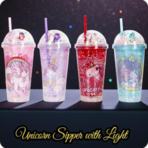 Unicorn Sipper With Light